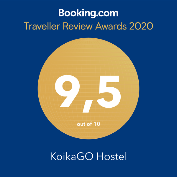 Booking Award 2016 KoikaGo Hostel